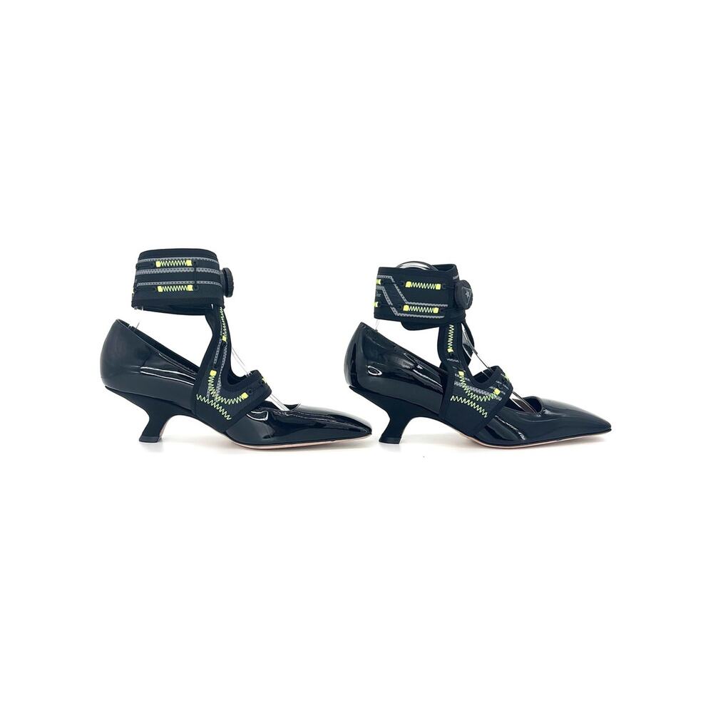 Christian Dior x Roger Vivier Black Patent Leather 62-22 Maryjane Pumps 38 - Picture 5 of 8